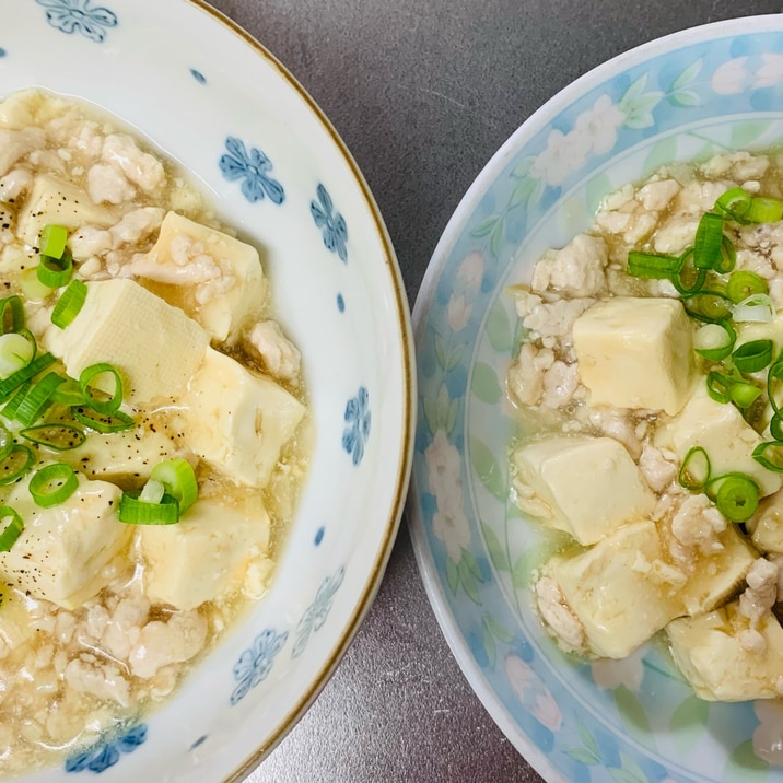 辛くない！我が家の『白い』麻婆豆腐♪